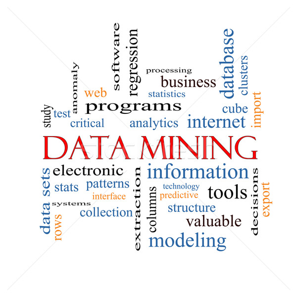 Data Mining Word Cloud Concept Stock photo © mybaitshop
