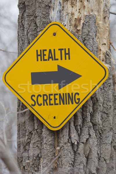 Health Screening this Way Stock photo © mybaitshop