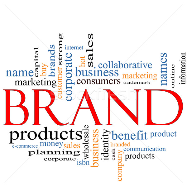 Brand Word Cloud Concept Stock photo © mybaitshop