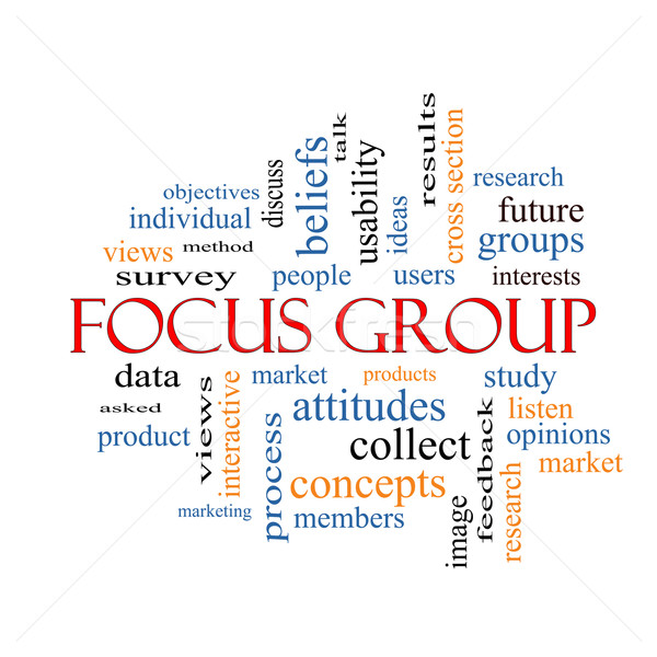 Focus Group Word Cloud Concept Stock photo © mybaitshop