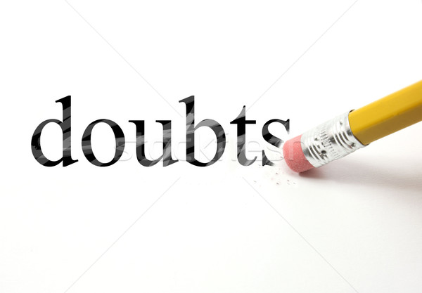 Erasing Doubts Stock photo © mybaitshop