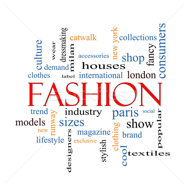 Fashion Word Cloud Concept Stock photo © mybaitshop