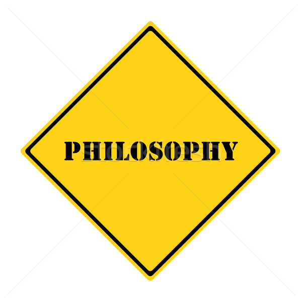 Philosophy Sign Stock photo © mybaitshop