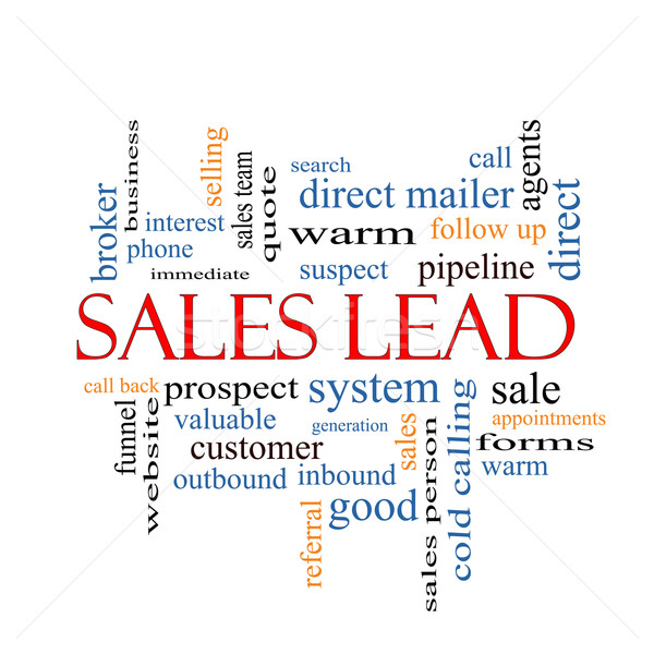 Sales Lead Word Cloud Concept Stock photo © mybaitshop