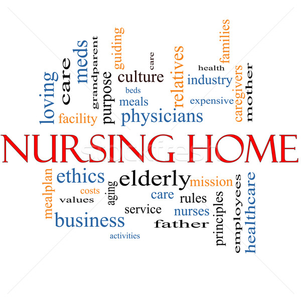 Nursing Home Word Cloud Concept Stock photo © mybaitshop