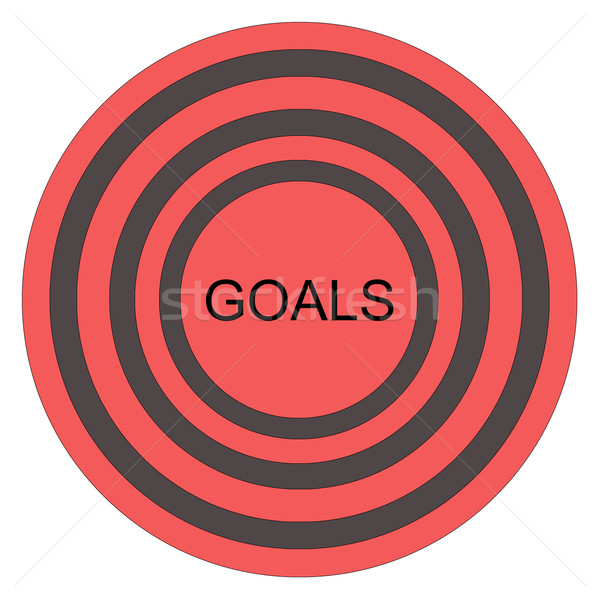Goals Bullseye Stock photo © mybaitshop