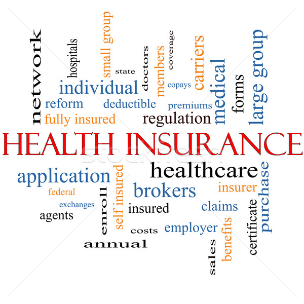 Health Insurance Word Cloud Concept Stock photo © mybaitshop