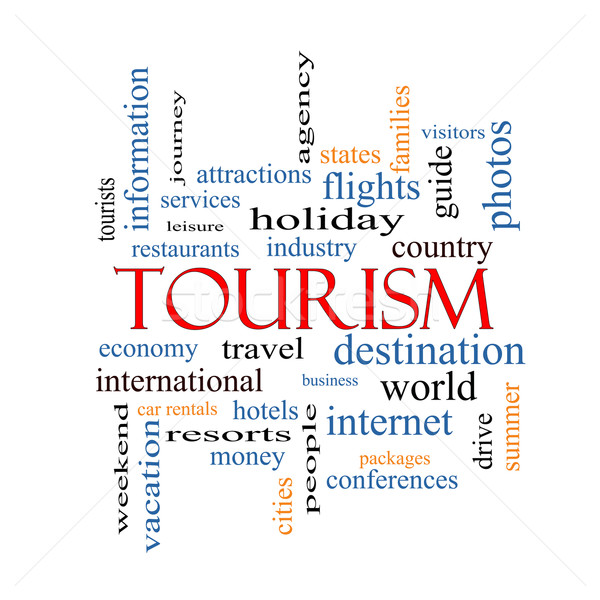 Tourism Word Cloud Concept Stock photo © mybaitshop