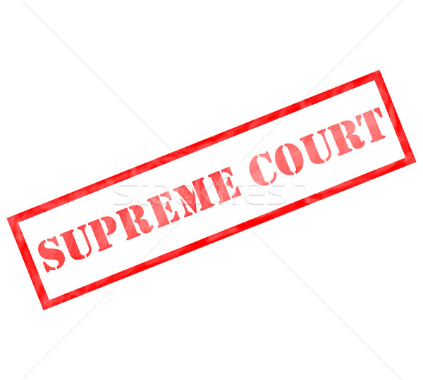 Red rectangle Supreme Court stamp Stock photo © mybaitshop