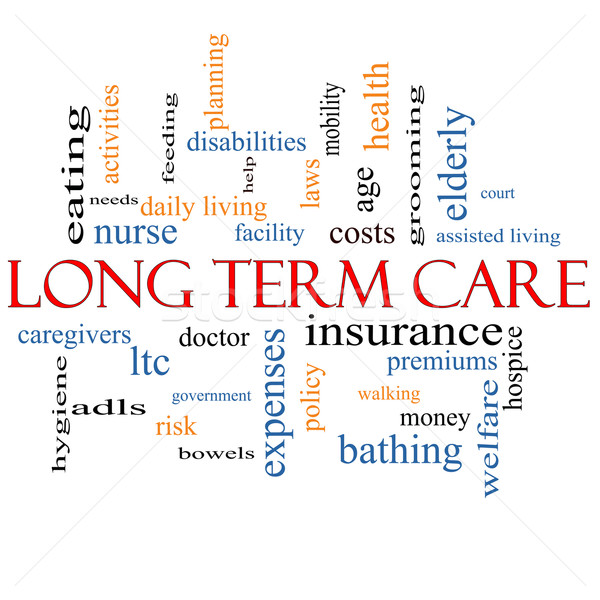 Long Term Care Word Cloud Concept Stock photo © mybaitshop