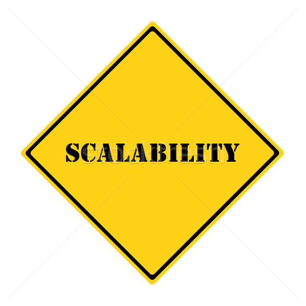 Scalability Sign Stock photo © mybaitshop