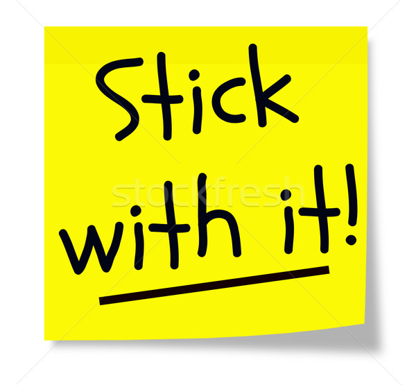 Stick With It Sticky Pad Stock photo © mybaitshop