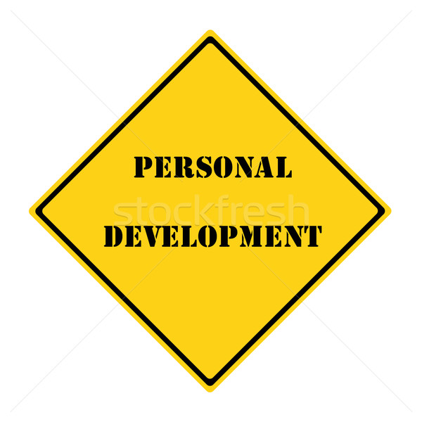 Personal Development Sign Stock photo © mybaitshop