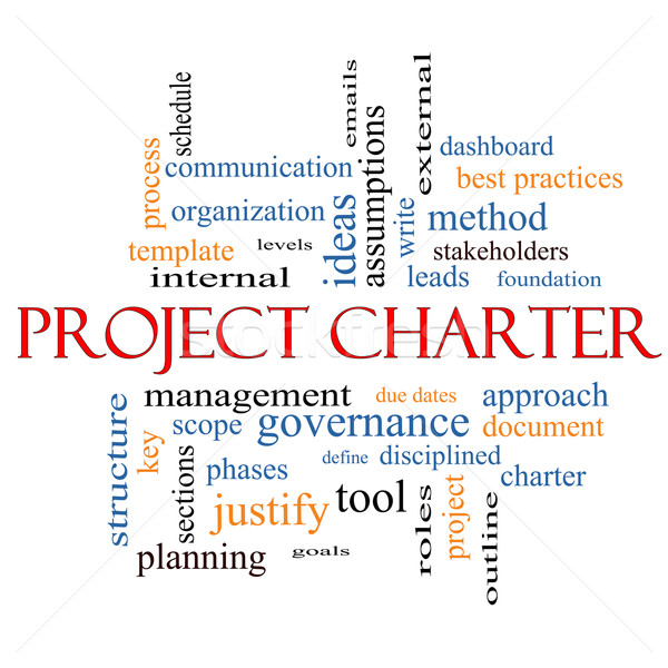 Project Charter Word Cloud Concept  Stock photo © mybaitshop
