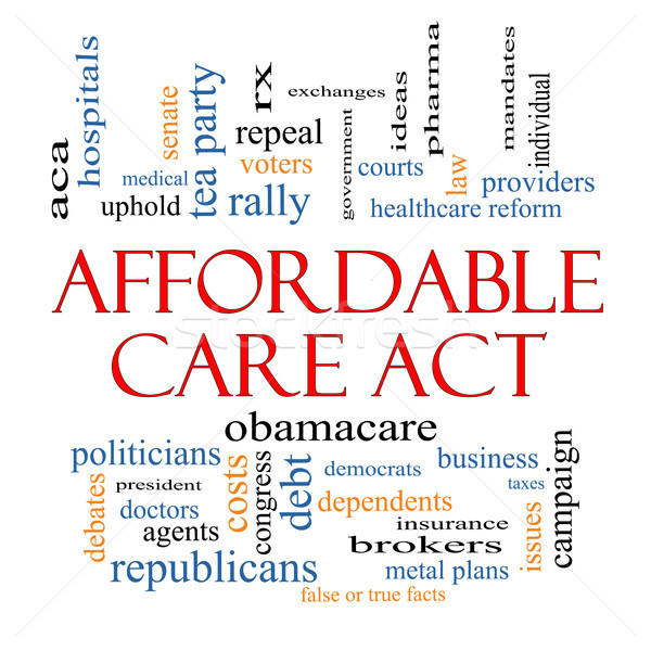 Affordable Care Act Word Cloud Concept Stock photo © mybaitshop