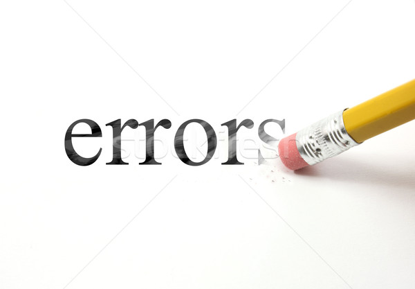 Erase your Errors Stock photo © mybaitshop