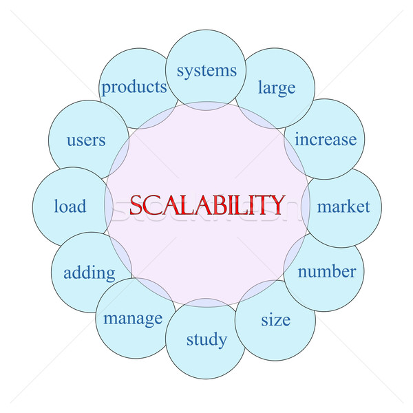 Scalability Circular Word Concept Stock photo © mybaitshop