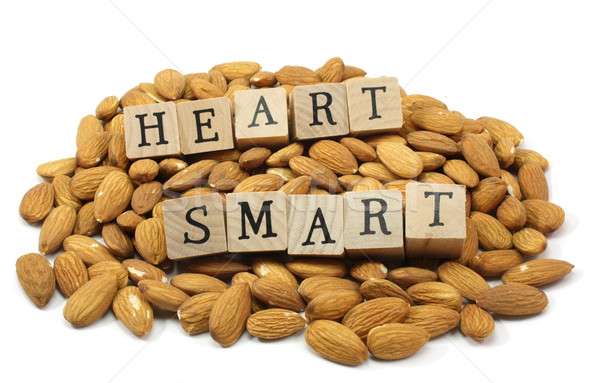 Heart Smart Almonds Stock photo © mybaitshop