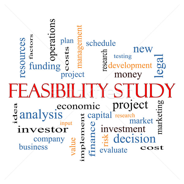 Feasibility Study Word Cloud Concept Stock photo © mybaitshop