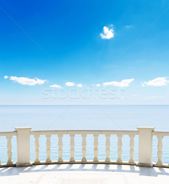 View of the sea from a hotel terrace Stock photo © mycola