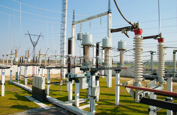 general view to high-voltage substation Stock photo © mycola