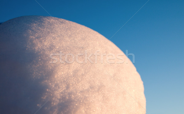 snowdrift in evening ray Stock photo © mycola