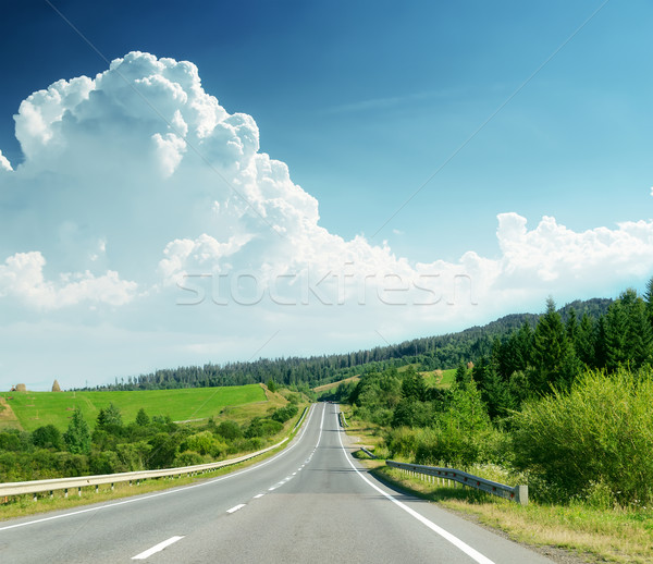 Stock photo: road in mountain