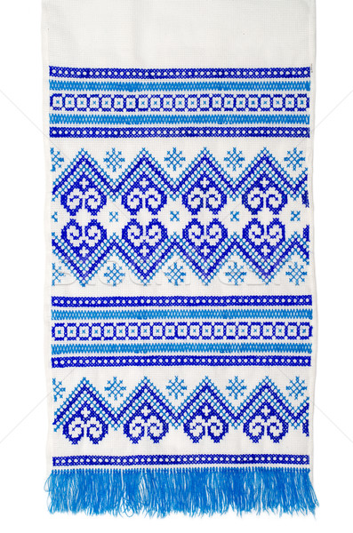 embroidered good by cross-stitch pattern Stock photo © mycola