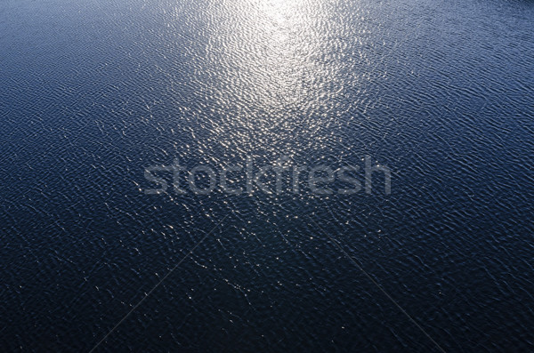 reflections of sun in deep blue water Stock photo © mycola