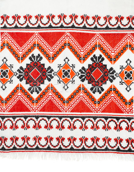 embroidered good by cross-stitch pattern Stock photo © mycola