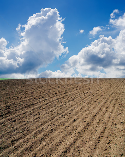 [[stock_photo]]: Domaine · ciel · paysage · bleu · noir · nuage