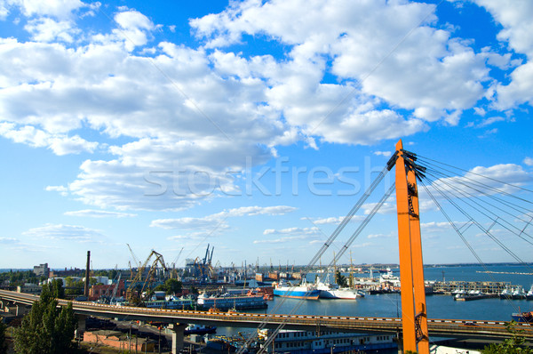 marine port in Odessa Stock photo © mycola