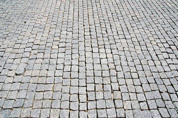 cobbled road as background Stock photo © mycola
