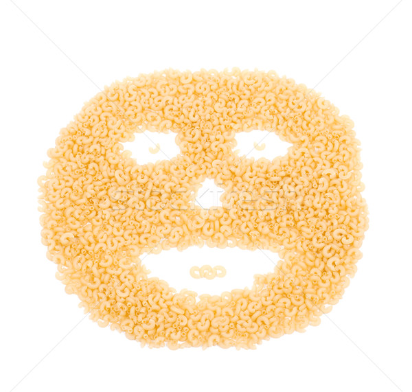 Stock photo: attractives face from pasta