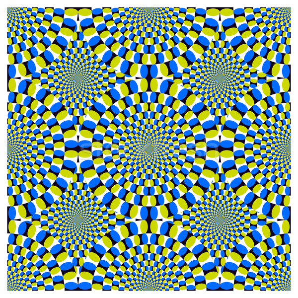 Vektor optische Täuschung Spin Zyklus eps abstrakten Stock foto © myfh88
