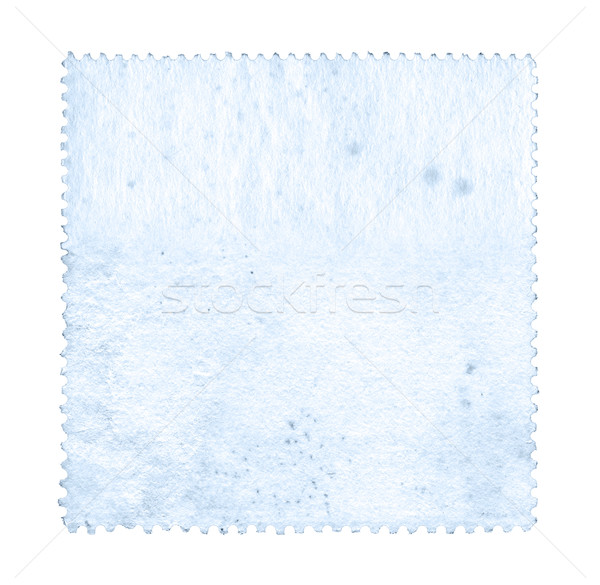 Briefmarke isoliert weiß Papier Textur Stock foto © myfh88