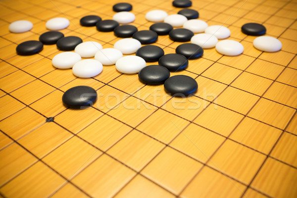 Spel chinese bordspel textuur achtergrond ruimte Stockfoto © myfh88
