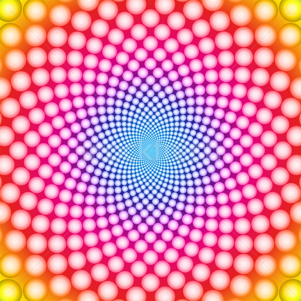 Anello illusione ottica vettore eps abstract sfondo Foto d'archivio © myfh88