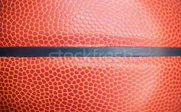 Closeup detail of basketball ball texture background Stock photo © myfh88
