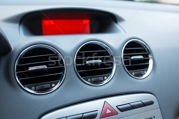 [[stock_photo]]: Climatiseur · voiture · noir · cool · nouvelle · cercle