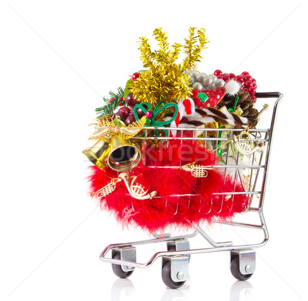 Christmas Shopping Cart Stock photo © myimagine