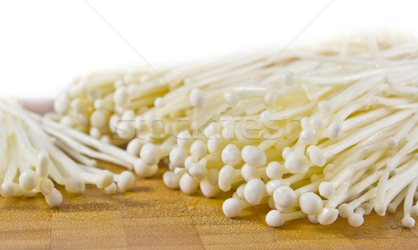 Golden needle mushroom Stock photo © myimagine