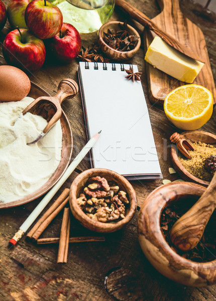 [[stock_photo]]: Papier · note · Noël · hiver · cookies