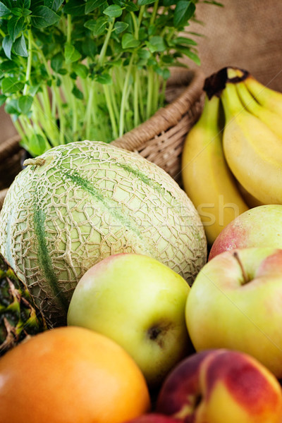 Foto stock: Fruto · variedade · orgânico · madeira · tropical · exótico