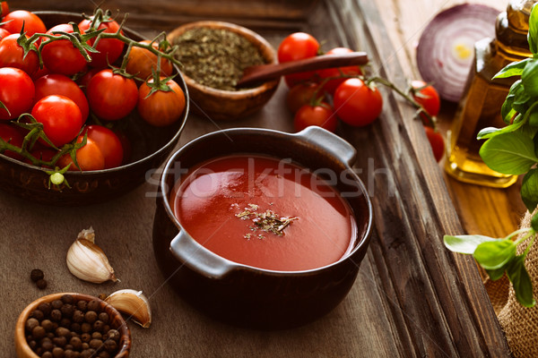 Tomato soup Stock photo © mythja