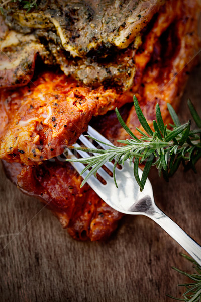 Marinated meat Stock photo © mythja
