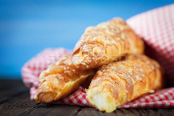 Fresh buns with cheese Stock photo © mythja