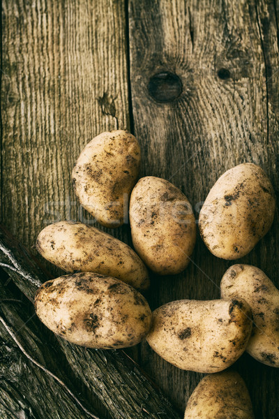 Stock foto: Kartoffeln · frischen · gesunde · Lebensmittel · frischem · Gemüse · Essen