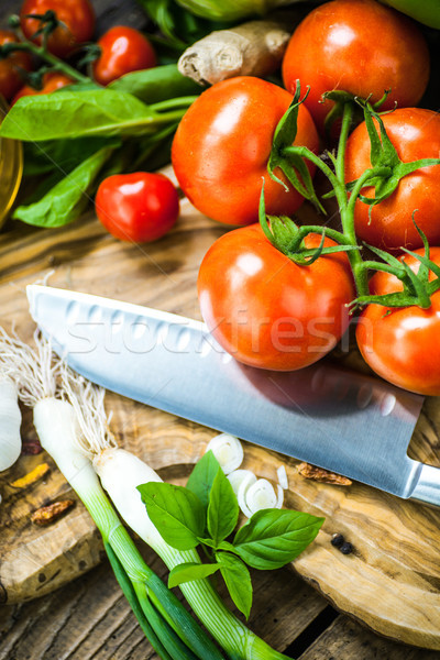 Fresh organic vegetables Stock photo © mythja