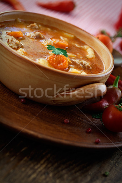 Veal stew Stock photo © mythja